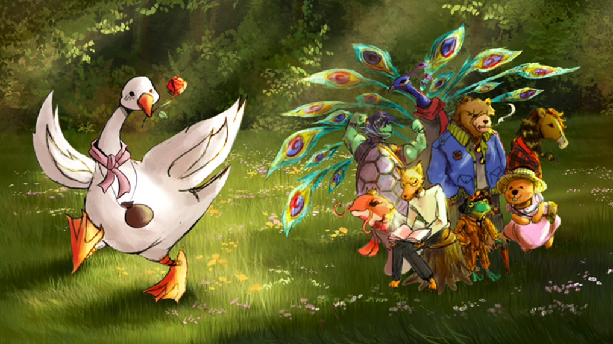 Hula the Goose promotional artwork